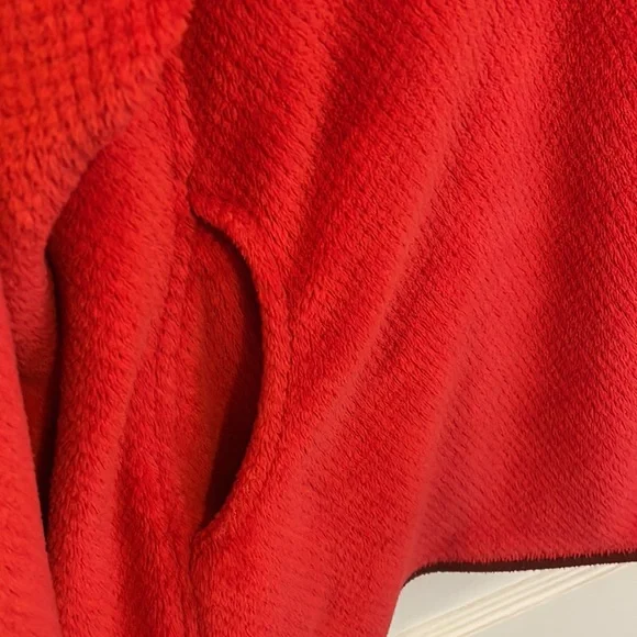 Patagonia Re-Tool Snap-T Fleece Pullover Red & Burgundy SZ M - Picture 5 of 7